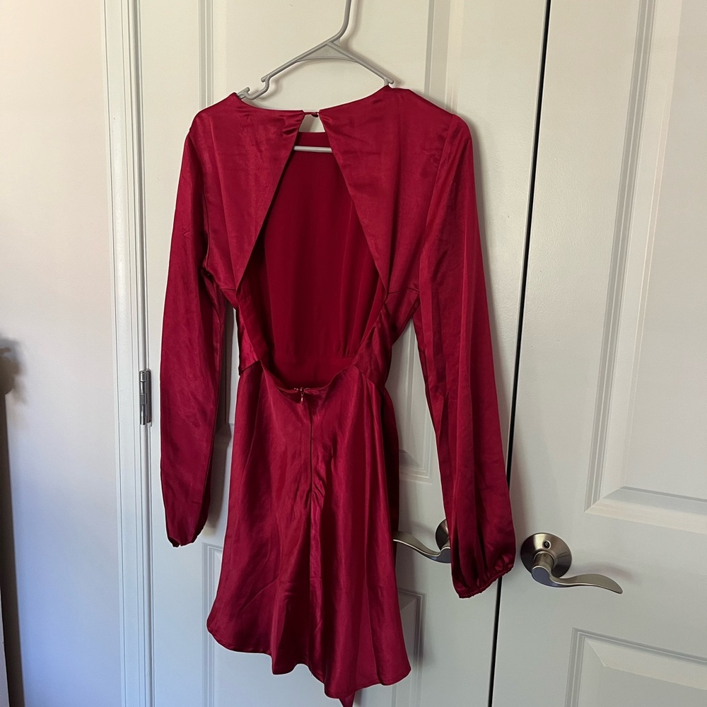 Open back Red Dress